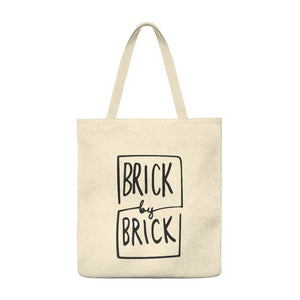 Brick by Brick Shoulder Tote Bag