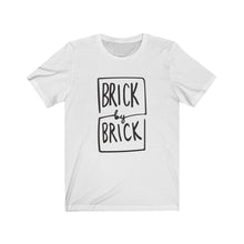 Load image into Gallery viewer, Brick by Brick Unisex Jersey Short Sleeve Tee (Gray)